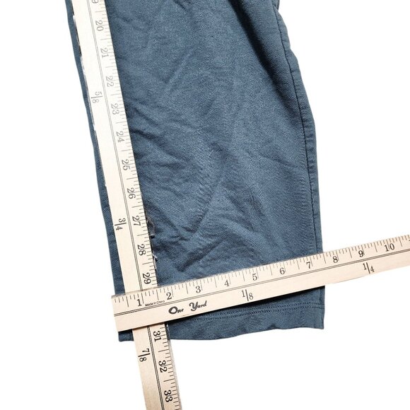 Gymshark Mens Relaxed Fit Joggers L Blue Gray Elastic Waist Zipper‎ Pocket - Picture 3 of 11